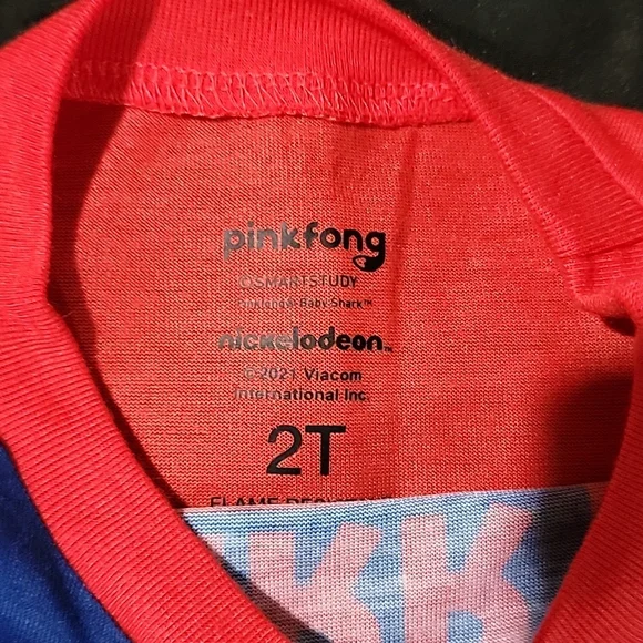 Nwt Nickelodeon Baby Shark PJ Set - Picture 5 of 7